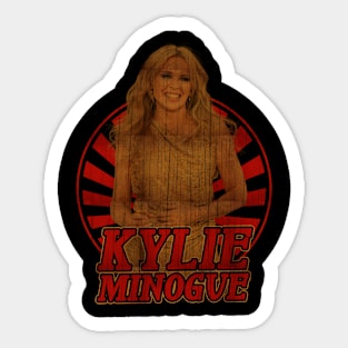 Retro Vintage Classic Kylie Minogue Sticker